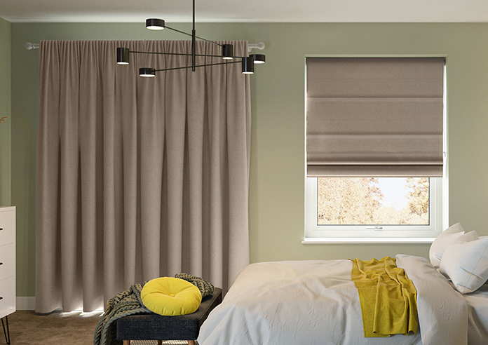 Bruschal (Blackout), Tarnished Bronze - Made to Measure Curtains - Image 7